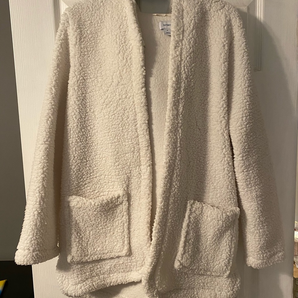 White Sherpa Coat